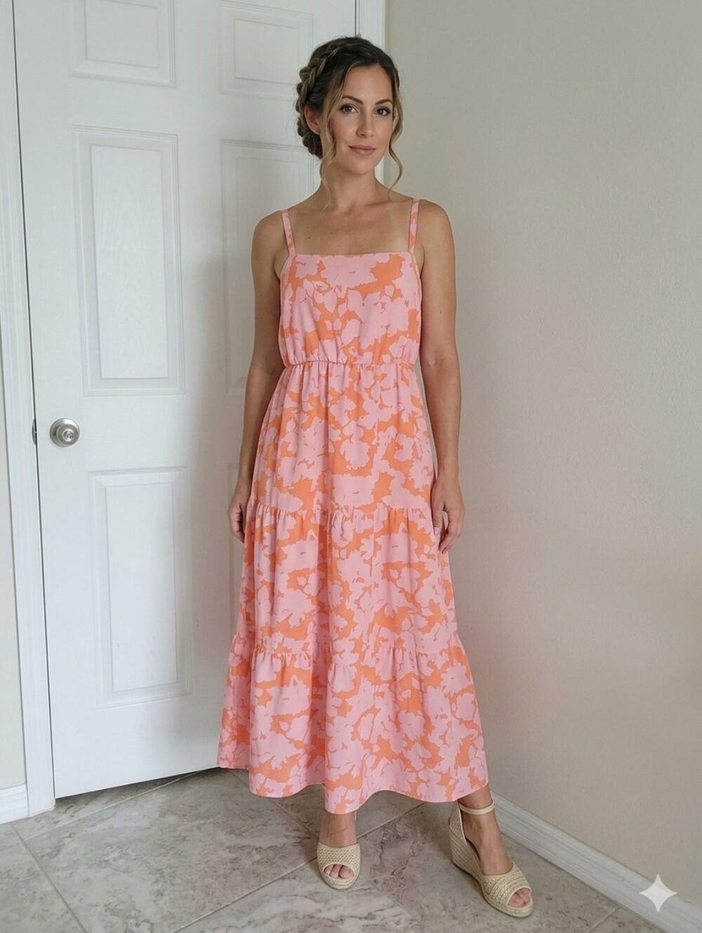 SOCIAL‎ STANDARD BY SANCTUARY NWT PINK ORANGE DRESS SIZE LARGE
